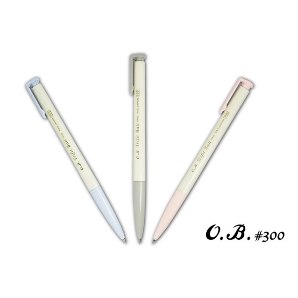 OB-300-2 黑色0.7mm Trifit三角桿自動原子筆OB - 享亮文具樂園